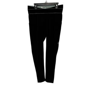 Free People FP Movement Barre Black Yoga Athletic Leggings Size Medium Pockets